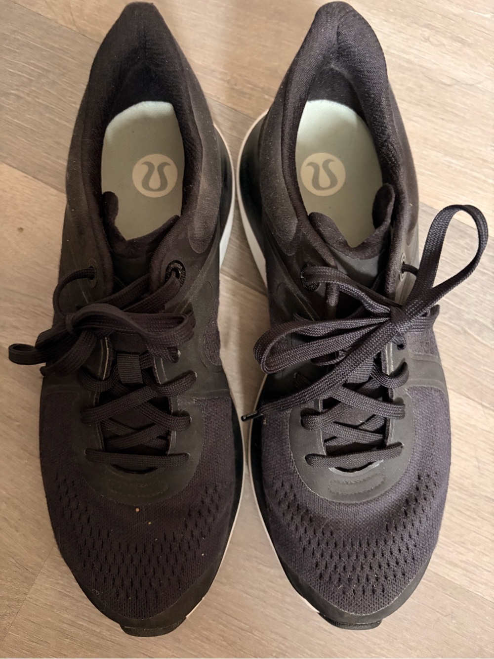 lululemon athletica Women’s Black Running Sneakers